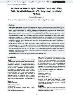 An Observational Study to Evaluate Quality of Life in Patients with Melasma in a Tertiary Level Hospital of Pokhara