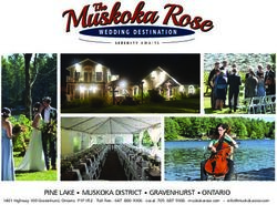 WEDDING DESTINATION - The Muskoka ...
