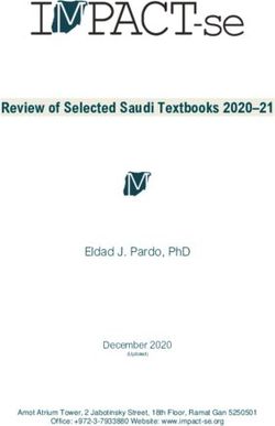 REVIEW OF SELECTED SAUDI TEXTBOOKS 2020-21 - ELDAD J. PARDO, PHD DECEMBER 2020 - IMPACT-SE