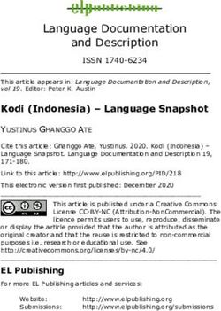 Language Documentation and Description - EL Publishing