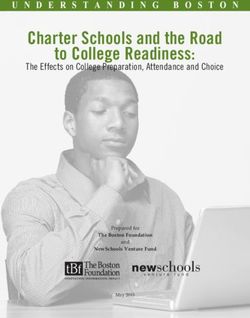 Charter Schools and the Road to College Readiness: Understanding Boston The Effects on College Preparation, Attendance and Choice