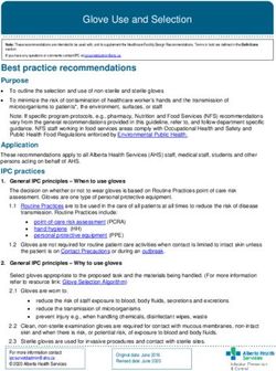 Glove Use and Selection - Alberta Health Services