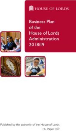 house of lords business plan