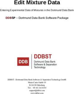 Edit Mixture Data - DDBST