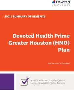 Devoted Health Prime Greater Houston (HMO) Plan - 2021 | SUMMARY OF BENEFITS