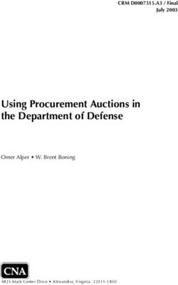 Using Procurement Auctions in the Department of Defense - CRM D0007515.A3 / Final July 2003