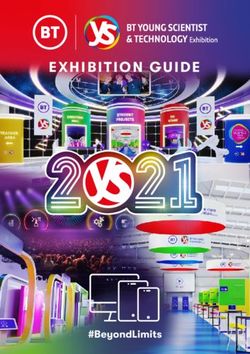 EXHIBITION GUIDE - #BeyondLimits - BT Young Scientist