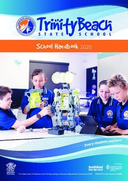 School Handbook 2020 - Every student matters - Trinity Beach State School