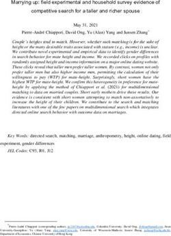 Marrying up: field experimental and household survey evidence of competitive search for a taller and richer spouse