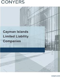 Cayman Islands Limited Liability Companies - Conyers
