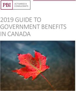 2019 GUIDE TO GOVERNMENT BENEFITS IN CANADA - PBI Actuarial ...