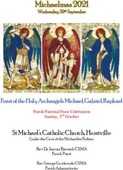 Michaelmas 2021 Wednesday, 29th September - St Michael's Catholic Church Hurstville