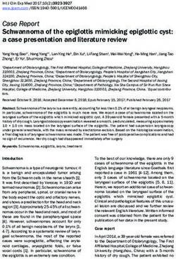 Case Report Schwannoma of the epiglottis mimicking epiglottic cyst: a case presentation and literature review