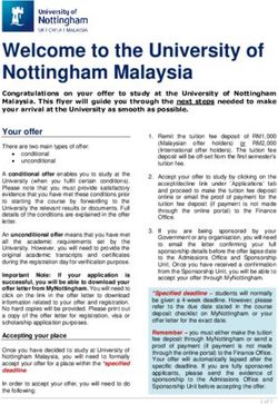 Welcome to the University of Nottingham Malaysia