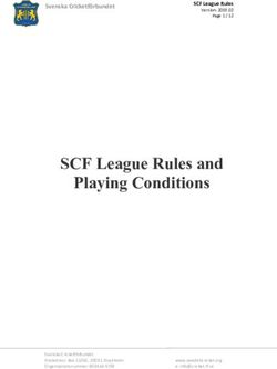 SCF League Rules and Playing Conditions - Svenska Cricketförbundet - Svenska Cricketförbundet