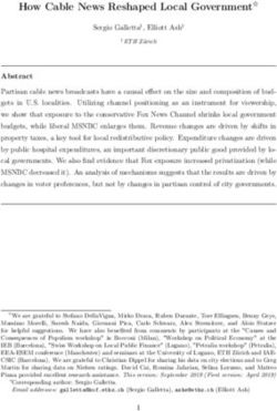 How Cable News Reshaped Local Government$ - American ...