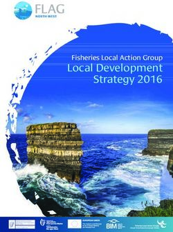 Local Development Strategy 2016 - Fisheries Local Action Group - Bord Iascaigh Mhara