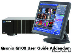 Qsonix Q100 User Guide Addendum - Software Version 2.0