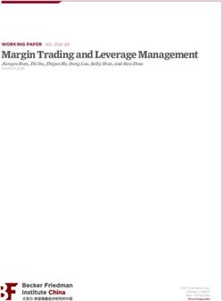Margin Trading and Leverage Management - WORKING PAPER NO. 2021-29 Jiangze Bian, Zhi Da, Zhiguo He, Dong Lou, Kelly Shue, and Hao Zhou - The ...