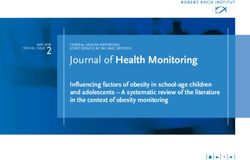 Journal of Health Monitoring - RKI