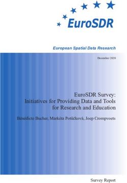 EuroSDR Survey: Initiatives for Providing Data and Tools for Research and Education - Bénédicte Bucher, Markéta Potůčková, Joep Crompvoets - LIMO ...