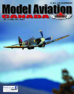 Model Aviation CANADA - January-February 2019, Vol. 50 No. 1 - Model Aeronautics Association of Canada