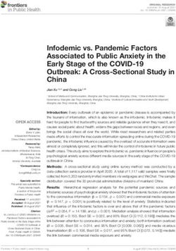 Infodemic vs. Pandemic Factors Associated to Public Anxiety in the Early Stage of the COVID-19 Outbreak: A Cross-Sectional Study in China