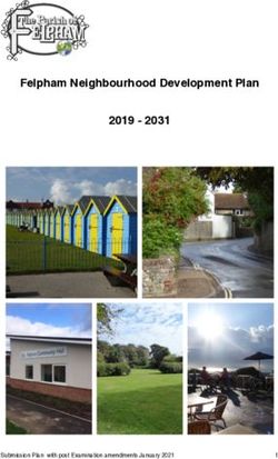Felpham Neighbourhood Development Plan 2019 2031 - Submission Plan with post Examination amendments January 2021 1 - Felpham ...
