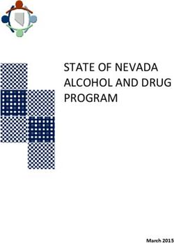 STATE OF NEVADA ALCOHOL AND DRUG PROGRAM - March 2015