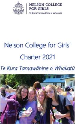 Nelson College for Girls' Charter 2021 - Te Kura Tamawāhine o Whakatū