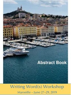 Writing Word(s) Workshop - Abstract Book