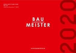 MEDIA RATE CARD 2020 NO. 59 - WWW.BAUMEISTER.DE