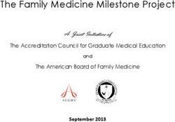 The Family Medicine Milestone Project - September 2013 A Joint Initiative of