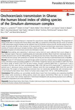 Onchocerciasis transmission in Ghana: the human blood index of sibling species of the Simulium damnosum complex