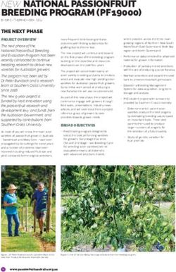NEW NATIONAL PASSIONFRUIT BREEDING PROGRAM (PF19000) - Passionfruit Australia