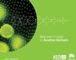 Beginner's Guide to Aviation Biofuels - Edition 2, September 2011