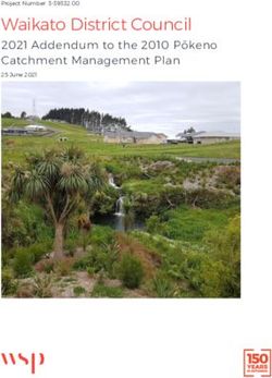 Waikato District Council - 2021 Addendum to the 2010 Pōkeno Catchment Management Plan