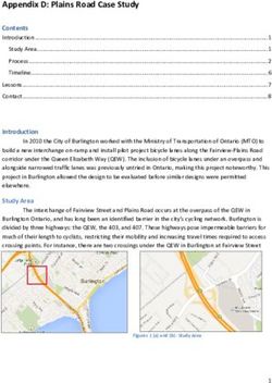 Appendix D: Plains Road Case Study - The Centre for Active ...