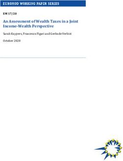 Sarah Kuypers, Francesco Figari and Gerlinde Verbist October 2020 - An Assessment of Wealth Taxes in a Joint