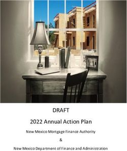 DRAFT 2022 Annual Action Plan - New Mexico Mortgage Finance Authority & New Mexico Department of Finance and Administration - New Mexico Mortgage ...