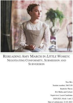 REREADING AMY MARCH IN LITTLE WOMEN: NEGOTIATING CONFORMITY, SUBMISSION AND SUBVERSION