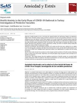 Ansiedad y Estrés - Anxiety and Stress