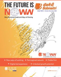 The Future is - New ways of working Reimagined network - Bank of Baroda