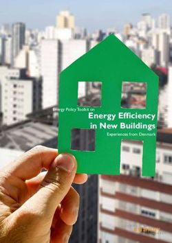 Energy Efficiency in New Buildings - Energy Policy Toolkit on