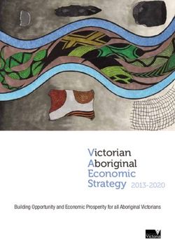 Victorian Aboriginal Economic Strategy 2013-2020 - Aboriginal Victoria