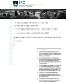 The political economy of decarbonisation: Exploring the dynamics of South Africa's electricity sector - Energy Research ...