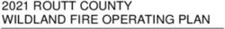 2021 ROUTT COUNTY WILDLAND FIRE OPERATING PLAN