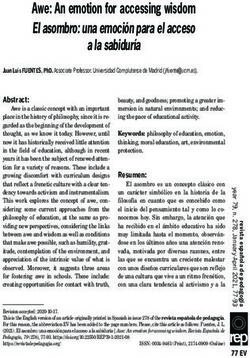 Awe: An emotion for accessing wisdom El asombro: una emoción para el acceso - Revista ...