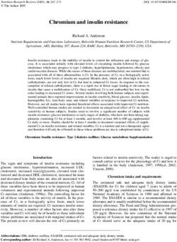 Chromium and insulin resistance