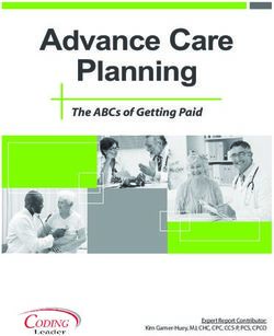 Advance Care Planning - The ABCs of Getting Paid